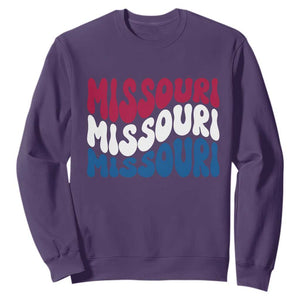 The Show Me State Pride Sweatshirt Gift For Missouri Lovers TS12 Purple Print Your Wear