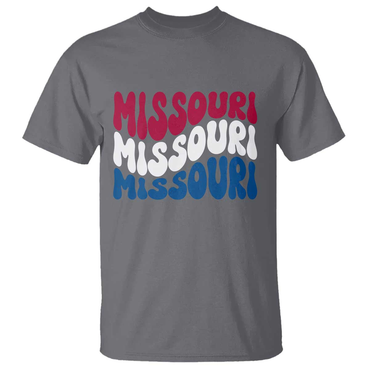 The Show Me State Pride T Shirt Gift For Missouri Lovers TS12 Charcoal Print Your Wear