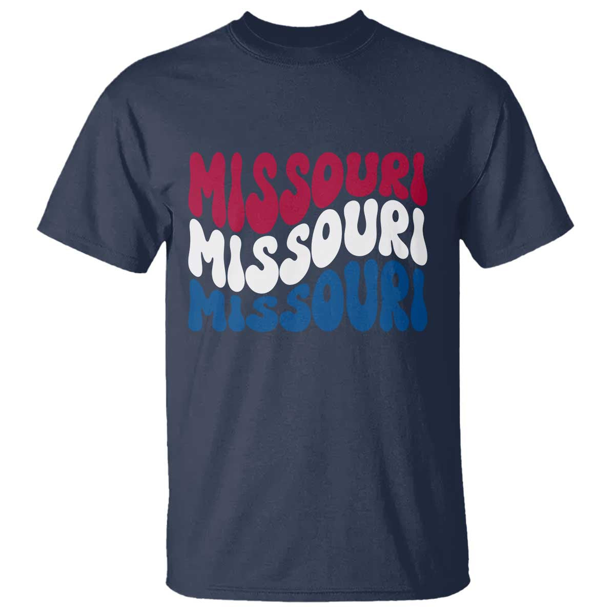 The Show Me State Pride T Shirt Gift For Missouri Lovers TS12 Navy Print Your Wear