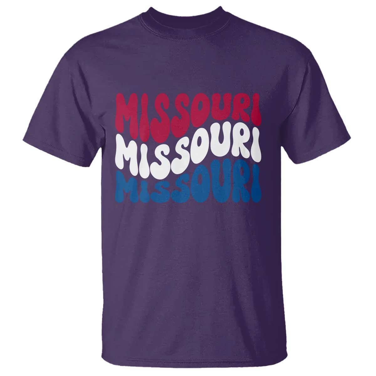 The Show Me State Pride T Shirt Gift For Missouri Lovers TS12 Purple Print Your Wear
