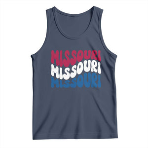 The Show Me State Pride Tank Top Gift For Missouri Lovers TS12 Navy Print Your Wear
