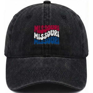 The Show Me State Pride Washed Cotton Baseball Cap Gift For Missouri Lovers TS12 Print Your Wear