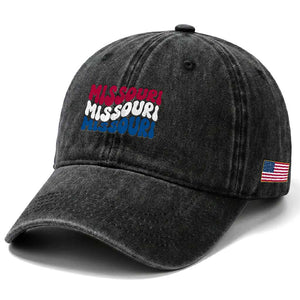 The Show Me State Pride Washed Cotton Baseball Cap Gift For Missouri Lovers TS12 Print Your Wear