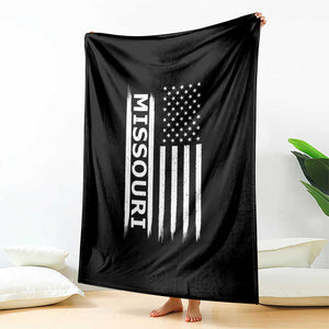 USA Flag Missouri State Pride Throw Blanket Missourian Pride TS12 Print Your Wear