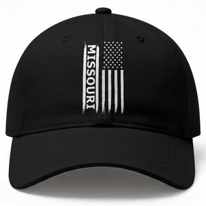 USA Flag Missouri State Pride Baseball Cap Missourian Pride TS12 Print Your Wear