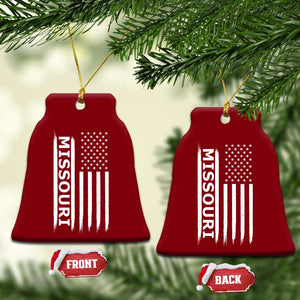 USA Flag Missouri State Pride Ceramic Ornament Missourian Pride TS12 Print Your Wear