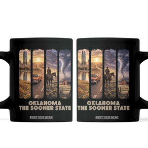 The Sooner State Pride Coffee Mug Gift for Oklahomans TS12 Black Print Your Wear