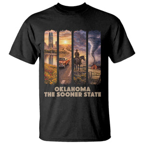 The Sooner State Pride T Shirt Gift for Oklahomans TS12 Black Print Your Wear