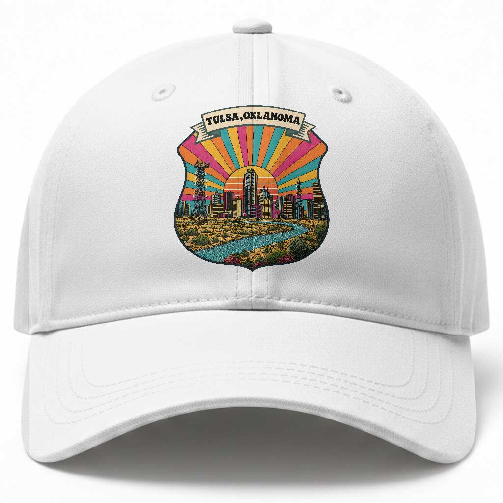 Route Highway 66 Tulsa Oklahoma Baseball Cap Mother Road Travel Gift TS12 Print Your Wear