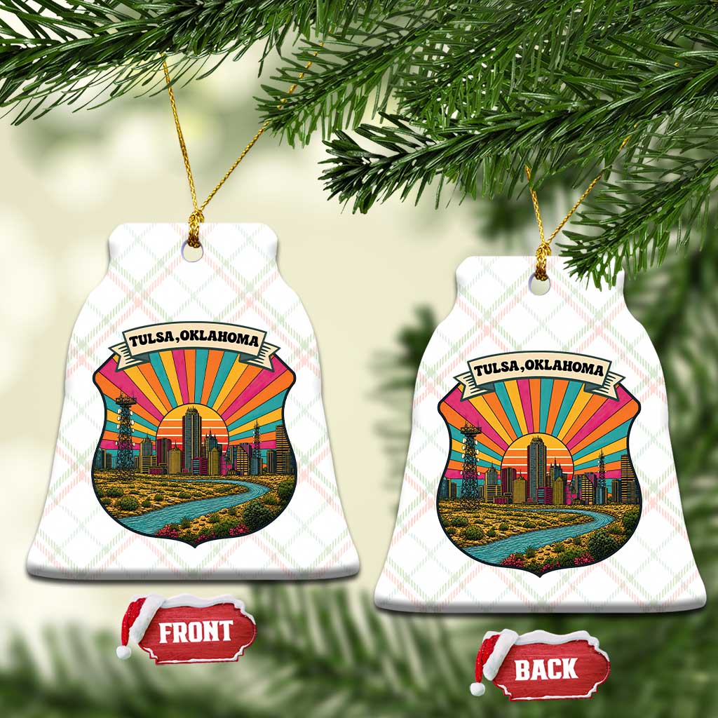 Route Highway 66 Tulsa Oklahoma Ceramic Ornament Mother Road Travel Gift TS12 Print Your Wear