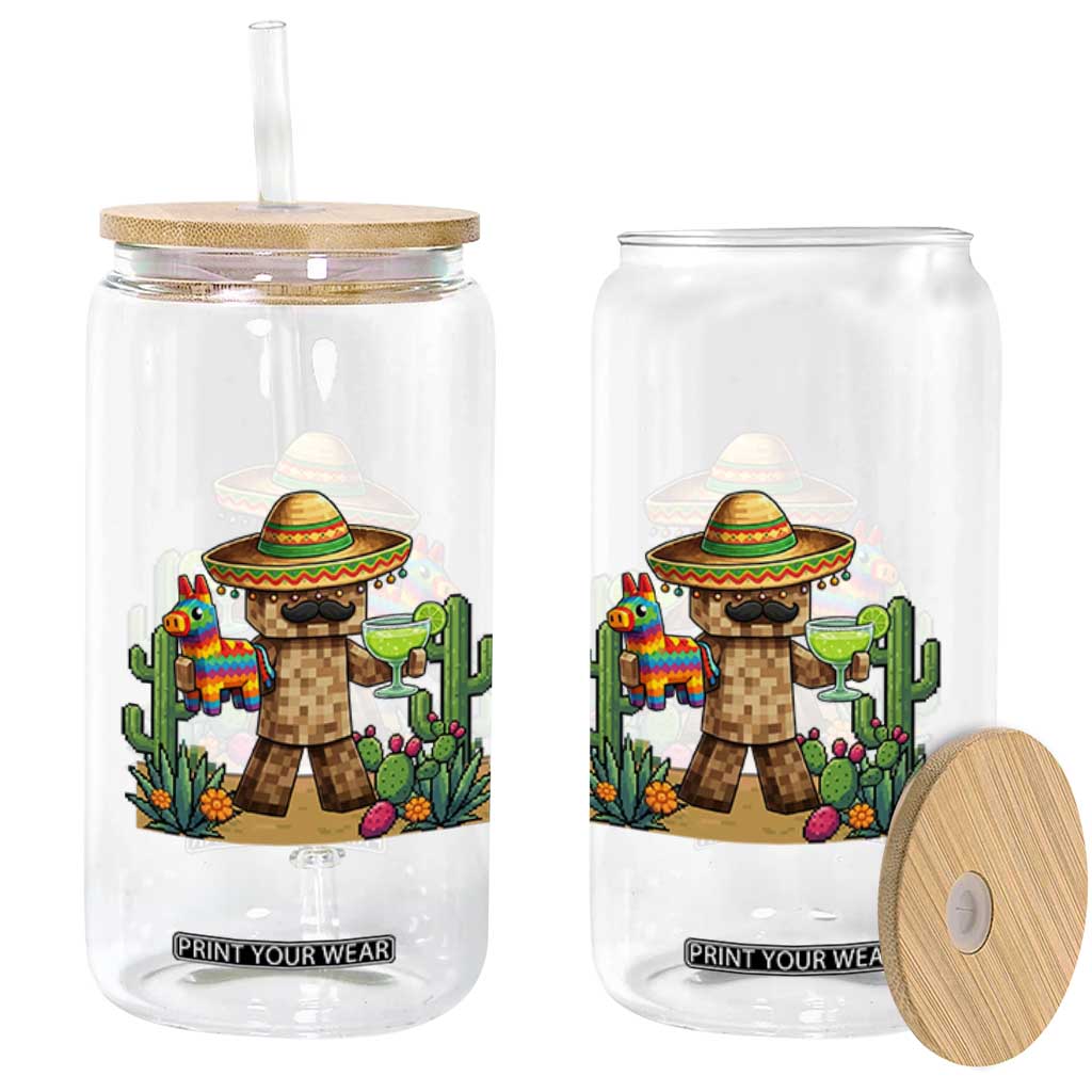 Cinco De Mayo Mexican Gamer Glass Can Video Game Fiesta Gift TS12 Print Your Wear