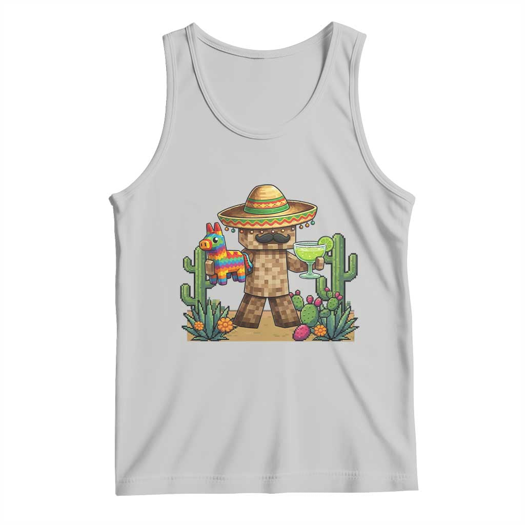 Cinco De Mayo Mexican Gamer Tank Top Video Game Fiesta Gift TS12 Ash Print Your Wear
