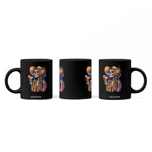 Funny Summer Sugar Skull Cocktail Lover Coffee Mug TS12 Print Your Wear