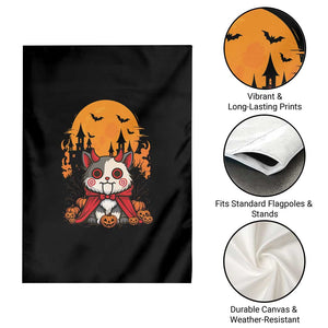Halloween Cat Garden Flag Horror Vampire Kawaii Chibi Kitten TS12 Print Your Wear