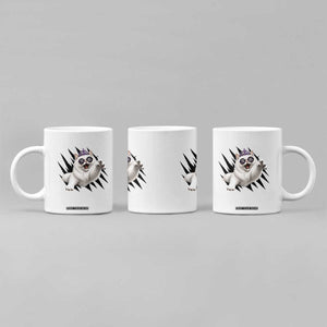 Funny Princess Cat With Featuring Scratch Effect Printed Coffee Mug This Is An Outrage TS12 Print Your Wear