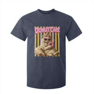 Funny Princess Cat Eating Donut T Shirt For Kid Sci-Fi Book Lover Gift TS12 Navy Print Your Wear