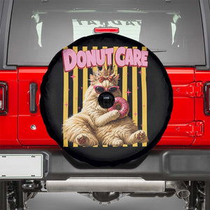 Funny Princess Cat Eating Donut Spare Tire Cover Sci-Fi Book Lover Gift TS12 Black Print Your Wear