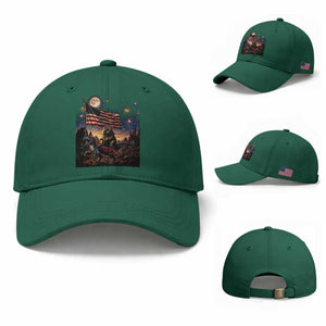 Funny Princess Cat On Dinosaur Patriotic Freedom Gift Baseball Cap TS12 Baseball Cap Universal Fit Irish Green Print Your Wear