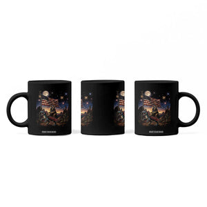 Funny Princess Cat On Dinosaur Patriotic Freedom Gift Coffee Mug TS12 Print Your Wear