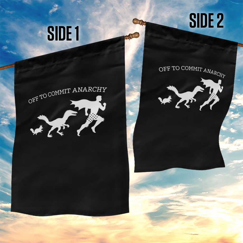 Funny Princess Cat Sci Fi Gift Garden Flag Off To Commit Anarchy TS12 Print Your Wear