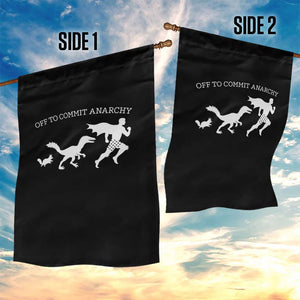 Funny Princess Cat Sci Fi Gift Garden Flag Off To Commit Anarchy TS12 Print Your Wear