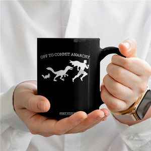 Funny Princess Cat Sci Fi Gift Coffee Mug Off To Commit Anarchy TS12 Print Your Wear