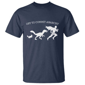 Funny Princess Cat Sci Fi Gift T Shirt Off To Commit Anarchy TS12 Navy Print Your Wear