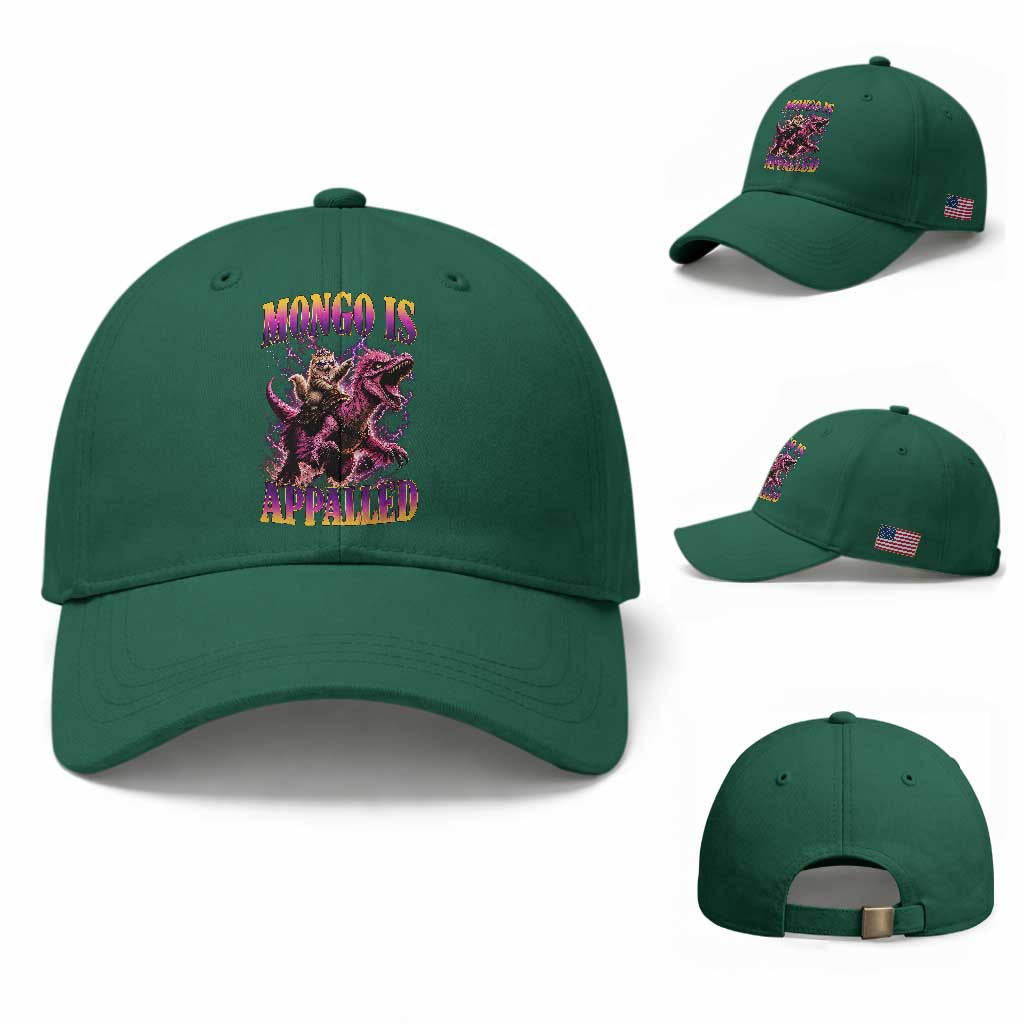 Fantasy Book Reader Geeky Cat Lover Baseball Cap Mongo Is Appalled TS12 Baseball Cap Universal Fit Irish Green Print Your Wear