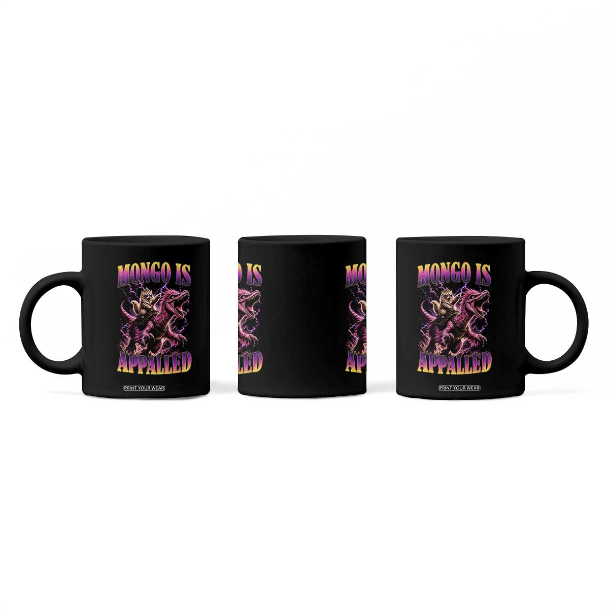 Fantasy Book Reader Geeky Cat Lover Coffee Mug Mongo Is Appalled TS12 Print Your Wear