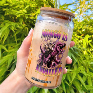 Fantasy Book Reader Geeky Cat Lover Glass Can Mongo Is Appalled TS12 Black Print Your Wear