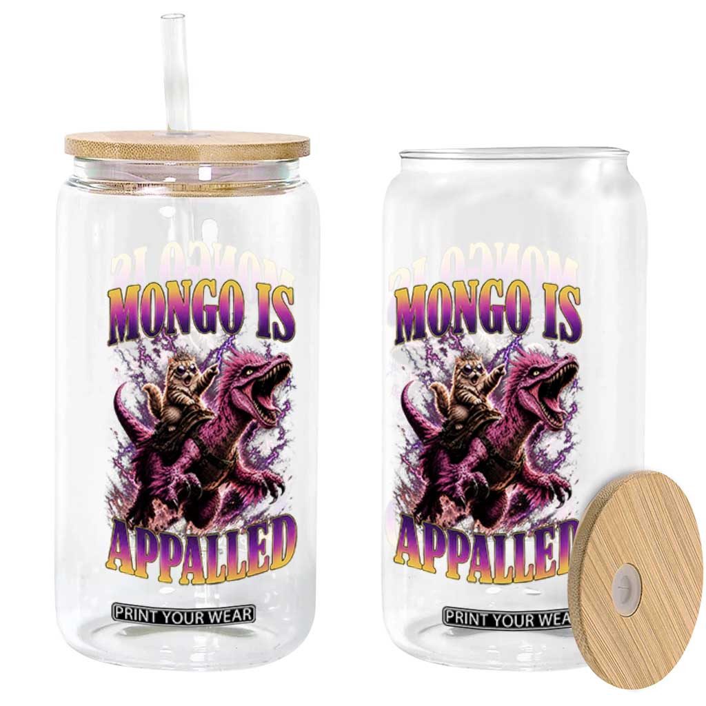 Fantasy Book Reader Geeky Cat Lover Glass Can Mongo Is Appalled TS12 Print Your Wear