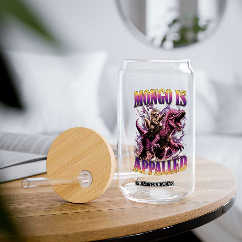 Fantasy Book Reader Geeky Cat Lover Glass Can Mongo Is Appalled TS12 Print Your Wear
