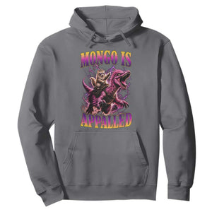 Fantasy Book Reader Geeky Cat Lover Hoodie Mongo Is Appalled TS12 Charcoal Print Your Wear