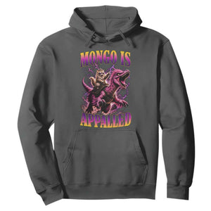 Fantasy Book Reader Geeky Cat Lover Hoodie Mongo Is Appalled TS12 Dark Heather Print Your Wear