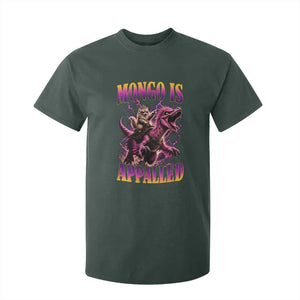 Fantasy Book Reader Geeky Cat Lover T Shirt For Kid Mongo Is Appalled TS12 Dark Forest Green Print Your Wear