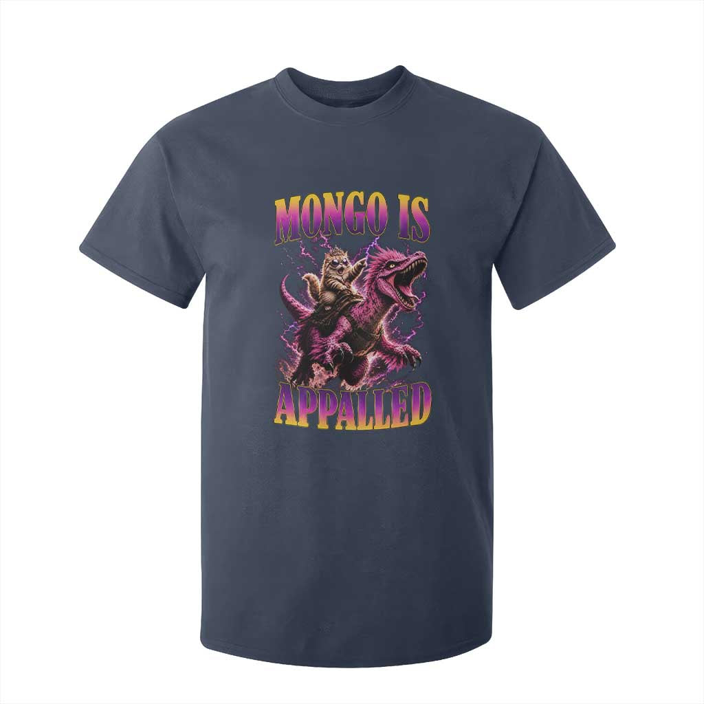 Fantasy Book Reader Geeky Cat Lover T Shirt For Kid Mongo Is Appalled TS12 Navy Print Your Wear