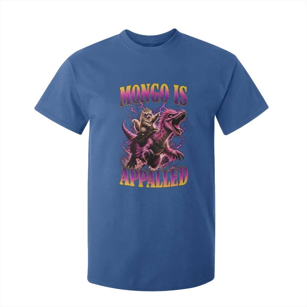 Fantasy Book Reader Geeky Cat Lover T Shirt For Kid Mongo Is Appalled TS12 Royal Blue Print Your Wear