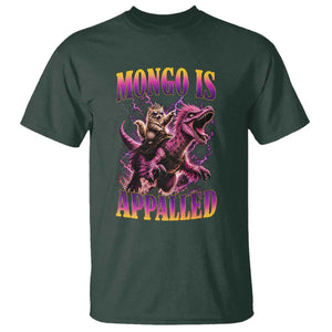 Fantasy Book Reader Geeky Cat Lover T Shirt Mongo Is Appalled TS12 Dark Forest Green Print Your Wear
