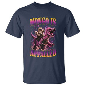 Fantasy Book Reader Geeky Cat Lover T Shirt Mongo Is Appalled TS12 Navy Print Your Wear