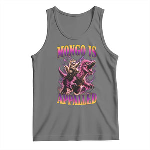 Fantasy Book Reader Geeky Cat Lover Tank Top Mongo Is Appalled TS12 Black Heather Print Your Wear
