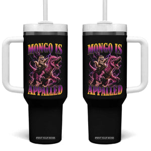 Fantasy Book Reader Geeky Cat Lover Tumbler With Handle Mongo Is Appalled TS12 One Size: 40 oz Black Print Your Wear