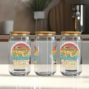 Mongo Is Appalled Glass Can Funny Dinosaur Gamer Book Lover Retro Gift TS12 Print Your Wear