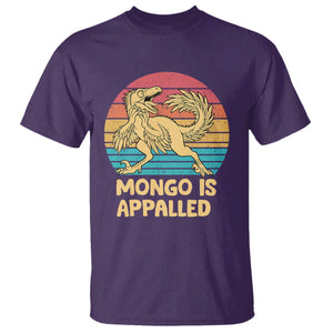 Mongo Is Appalled T Shirt Funny Dinosaur Gamer Book Lover Retro Gift TS12 Purple Print Your Wear
