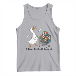 Funny Goose Book Lover Tank Top I Have No Shelf Control TS12 Athletic Heather Print Your Wear