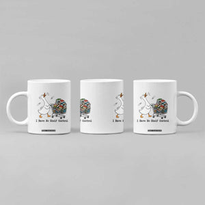Funny Goose Book Lover Coffee Mug I Have No Shelf Control TS12 Print Your Wear