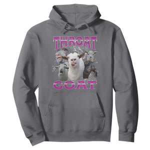 Funny Dirty Humor Hoodie Throat Goat TS12 Charcoal Print Your Wear