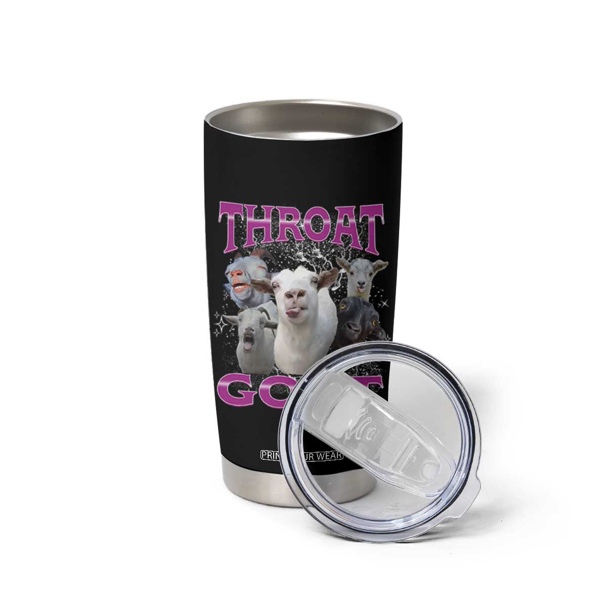 Funny Dirty Humor Tumbler Cup Throat Goat TS12 Print Your Wear
