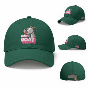 Throat Goat Baseball Cap Sarcastic Adult Humor TS12 Baseball Cap Universal Fit Irish Green Print Your Wear