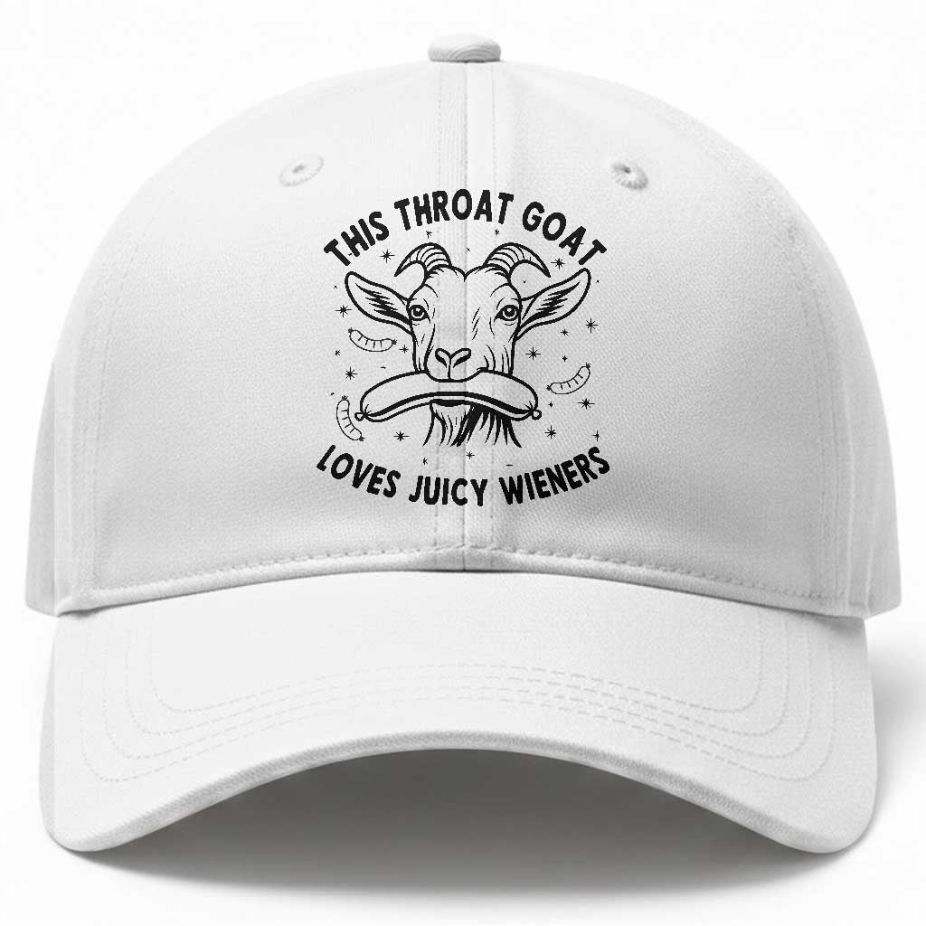 This Throat Goat Loves Juicy Wieners Baseball Cap Funny Adult Humor TS12 Print Your Wear