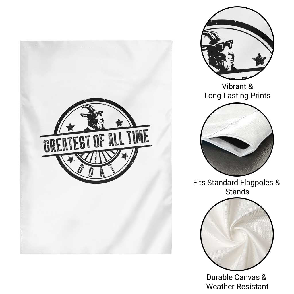 Funny Cool Goat With Sunglasses Garden Flag Animal Lover Farm Gift TS12 Print Your Wear